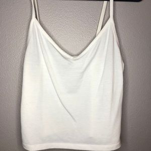 White crop tank
